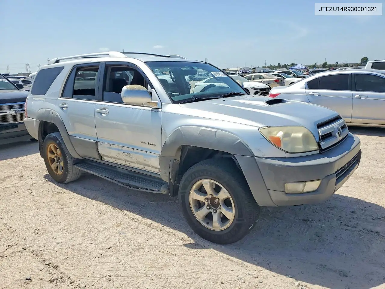 2003 Toyota 4Runner Sport Edition VIN: JTEZU14R930001321 Lot: 61954516