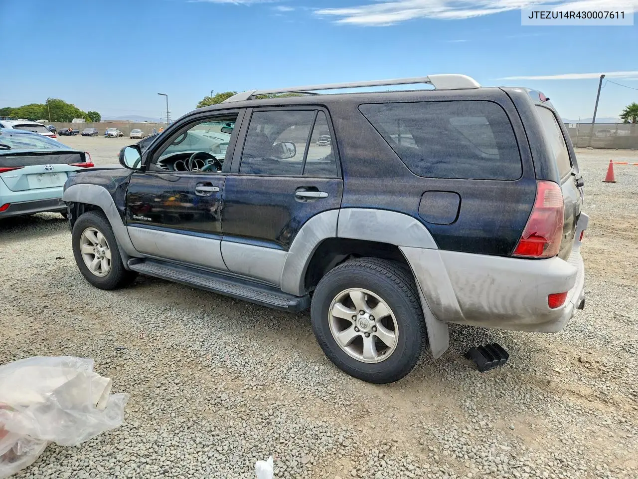 2003 Toyota 4Runner Sport Edition VIN: JTEZU14R430007611 Lot: 62144616
