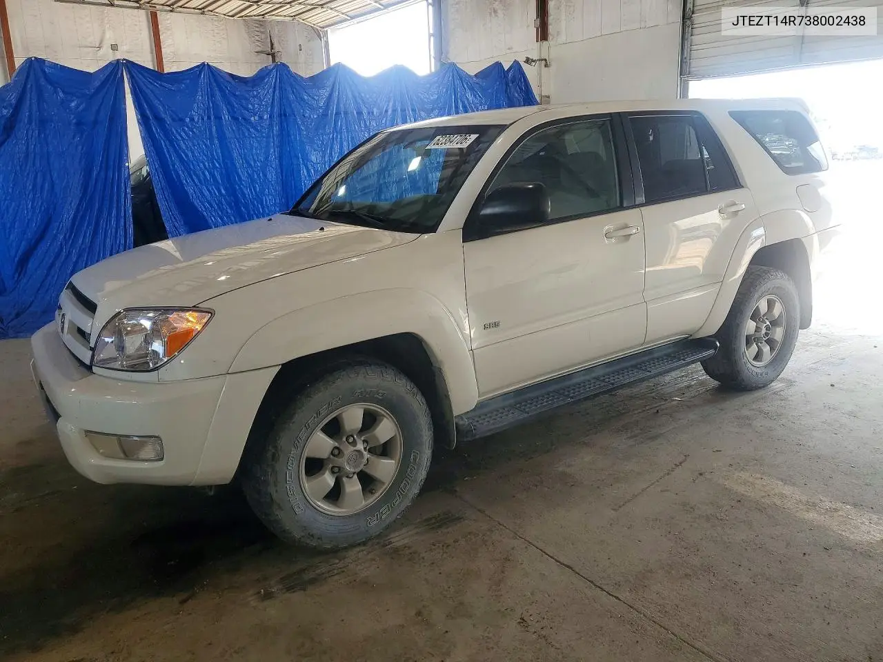 2003 Toyota 4Runner Sr5 VIN: JTEZT14R738002438 Lot: 62384706