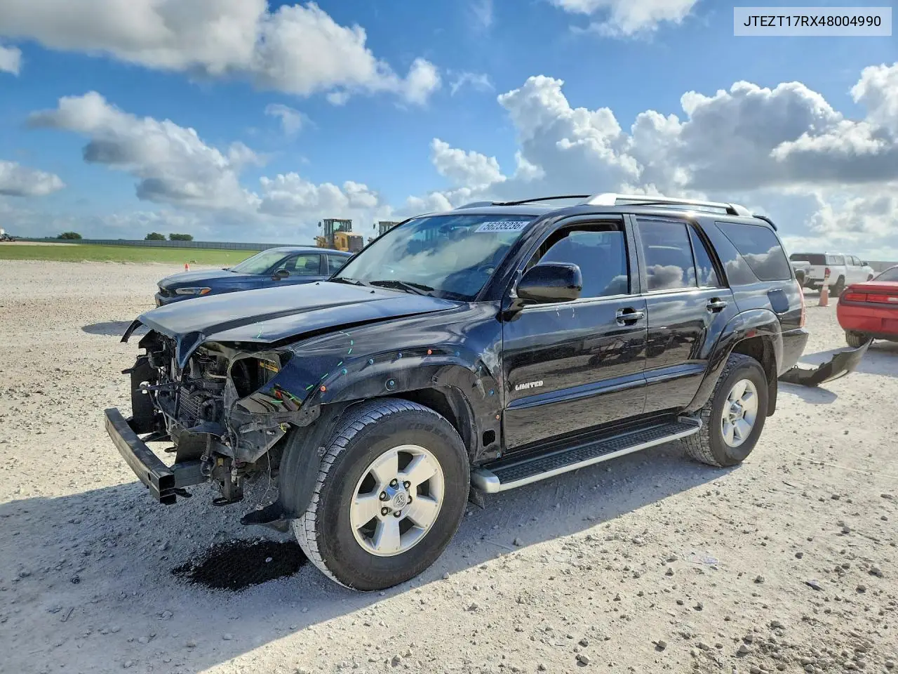 2004 Toyota 4Runner Limited VIN: JTEZT17RX48004990 Lot: 56235236