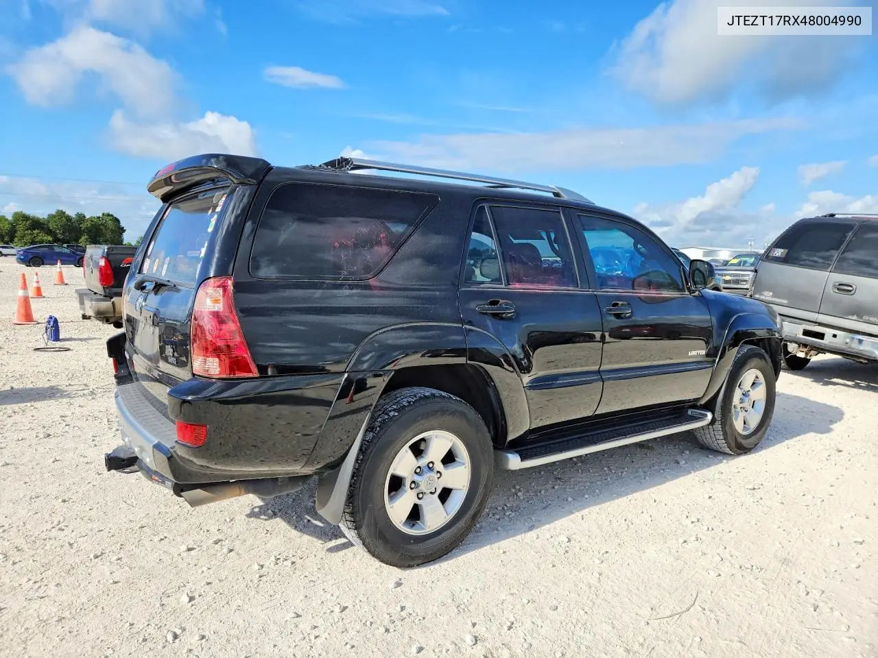 2004 Toyota 4Runner Limited VIN: JTEZT17RX48004990 Lot: 56235236