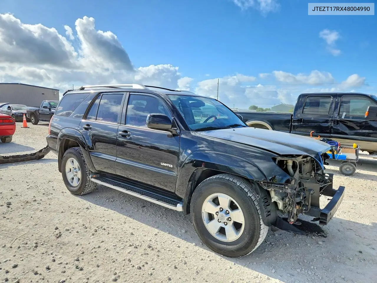 2004 Toyota 4Runner Limited VIN: JTEZT17RX48004990 Lot: 56235236