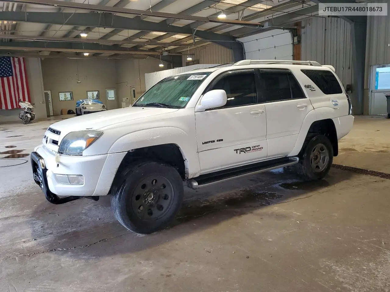 2004 Toyota 4Runner Limited VIN: JTEBU17R448018673 Lot: 57197406