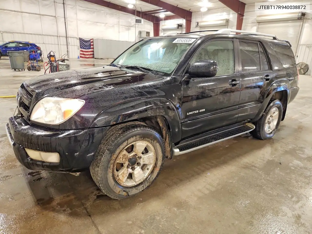 2004 Toyota 4Runner Limited VIN: JTEBT17R940038872 Lot: 58549506