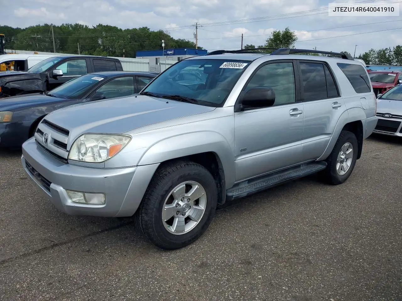 2004 Toyota 4Runner Sr5 VIN: JTEZU14R640041910 Lot: 60898656