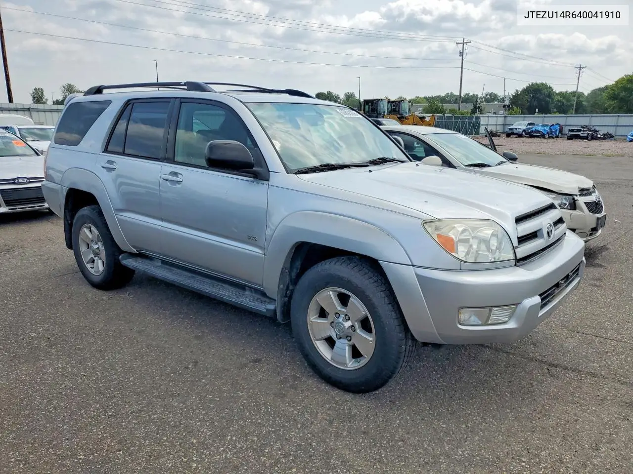2004 Toyota 4Runner Sr5 VIN: JTEZU14R640041910 Lot: 60898656