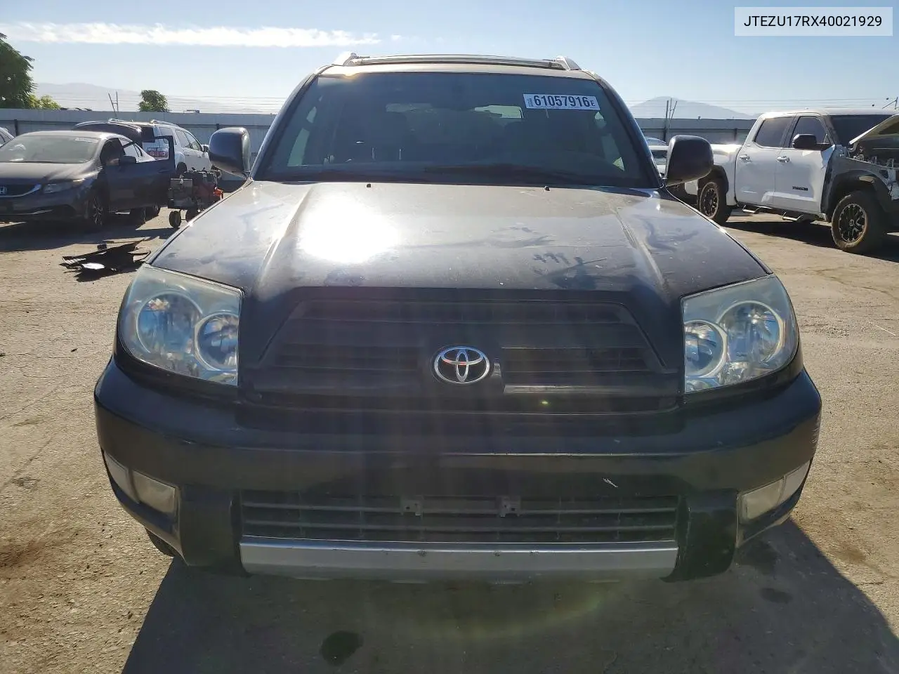 2004 Toyota 4Runner Limited VIN: JTEZU17RX40021929 Lot: 61057916