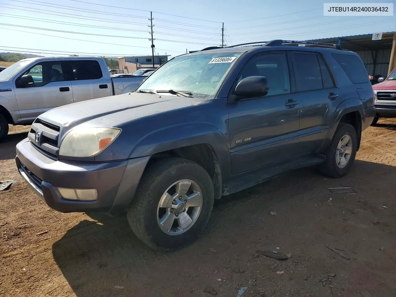 2004 Toyota 4Runner Sr5 VIN: JTEBU14R240036432 Lot: 61339686