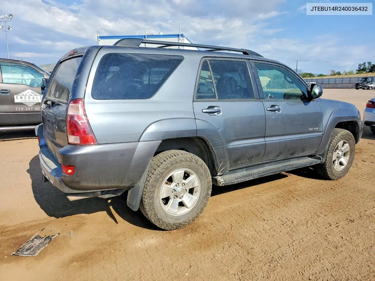 2004 Toyota 4Runner Sr5 VIN: JTEBU14R240036432 Lot: 61339686