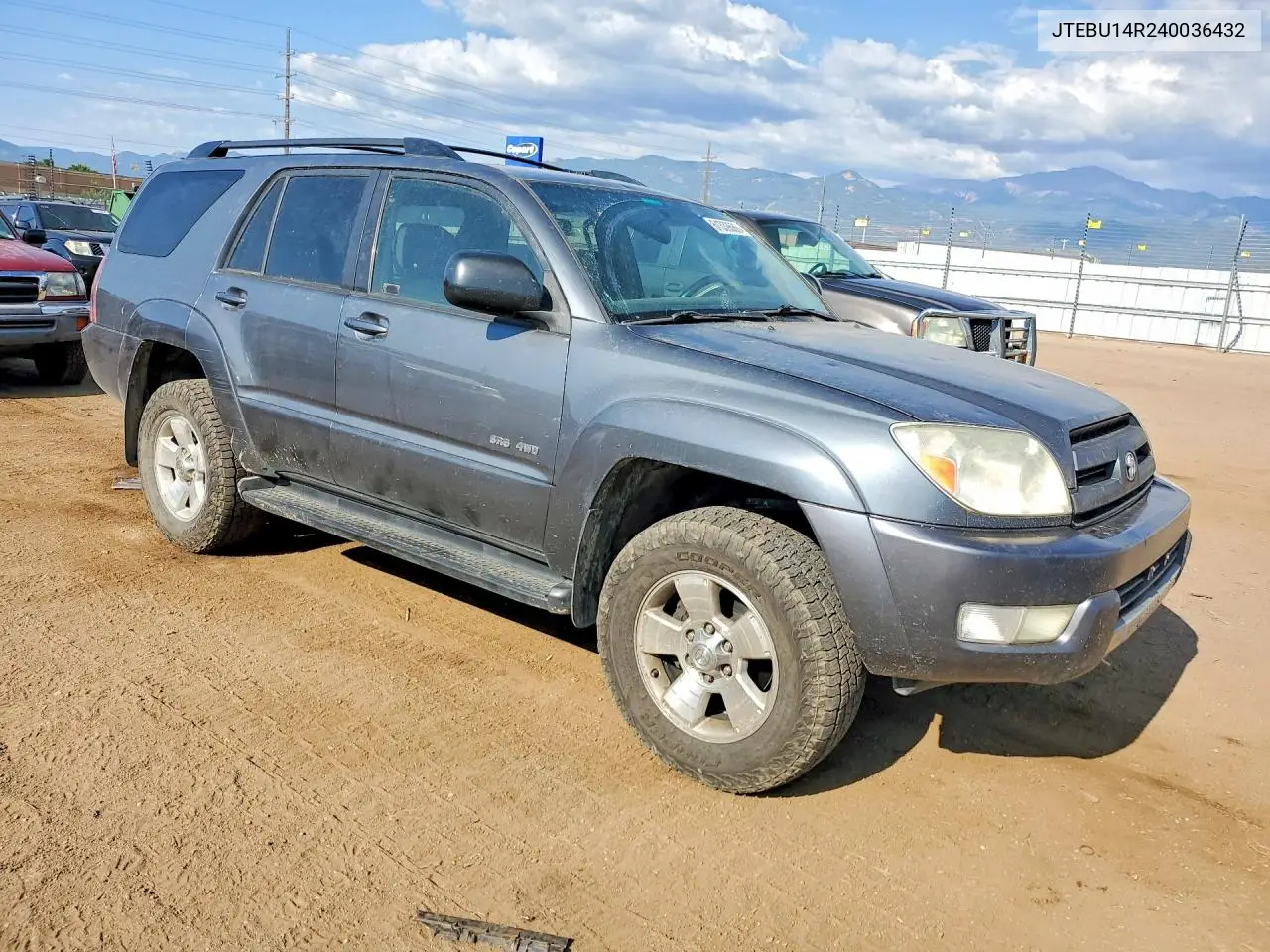 2004 Toyota 4Runner Sr5 VIN: JTEBU14R240036432 Lot: 61339686
