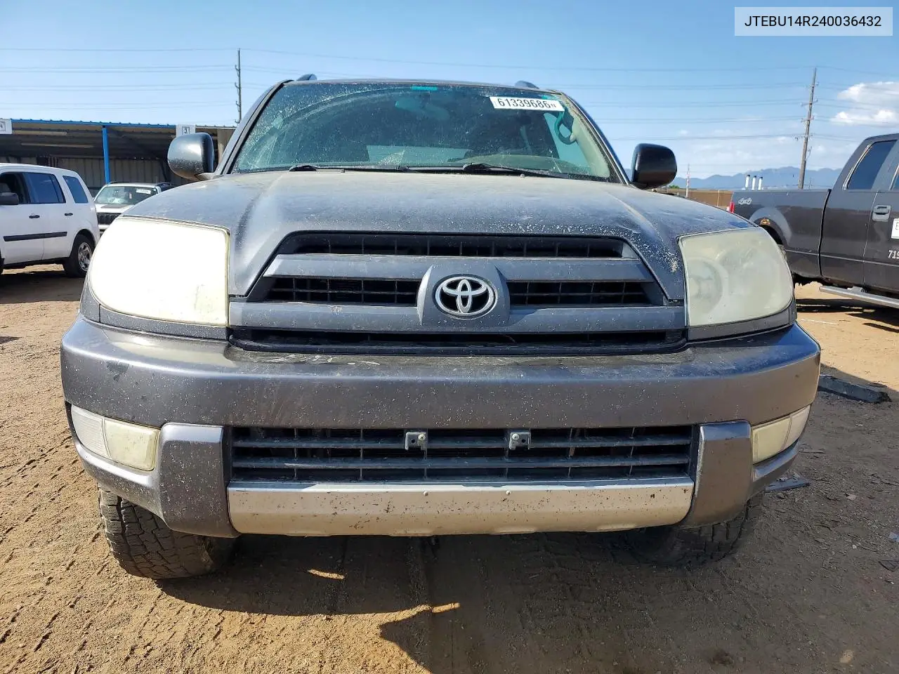 2004 Toyota 4Runner Sr5 VIN: JTEBU14R240036432 Lot: 61339686