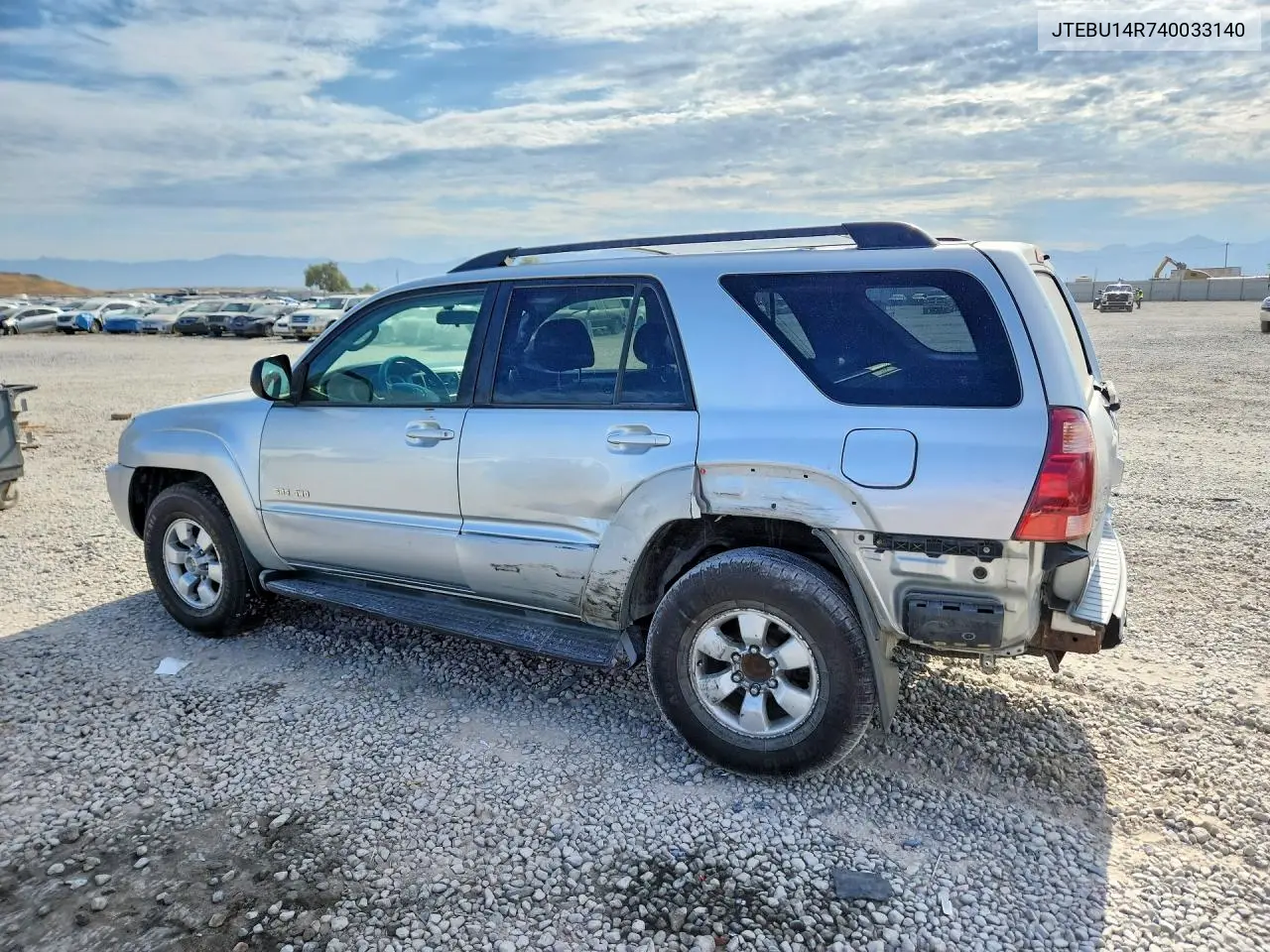 2004 Toyota 4Runner Sr5 VIN: JTEBU14R740033140 Lot: 61380856