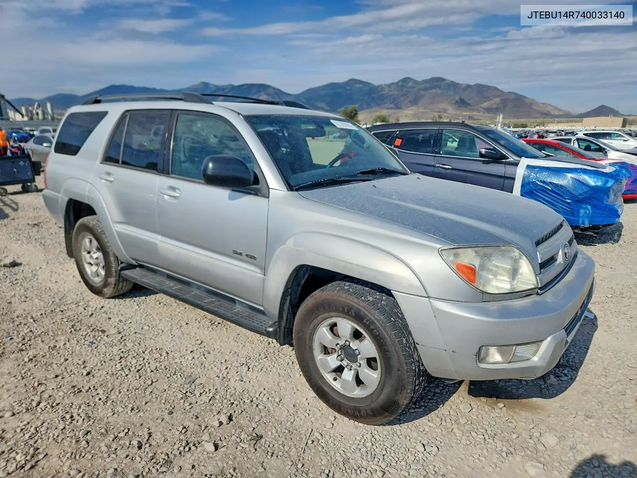 2004 Toyota 4Runner Sr5 VIN: JTEBU14R740033140 Lot: 61380856