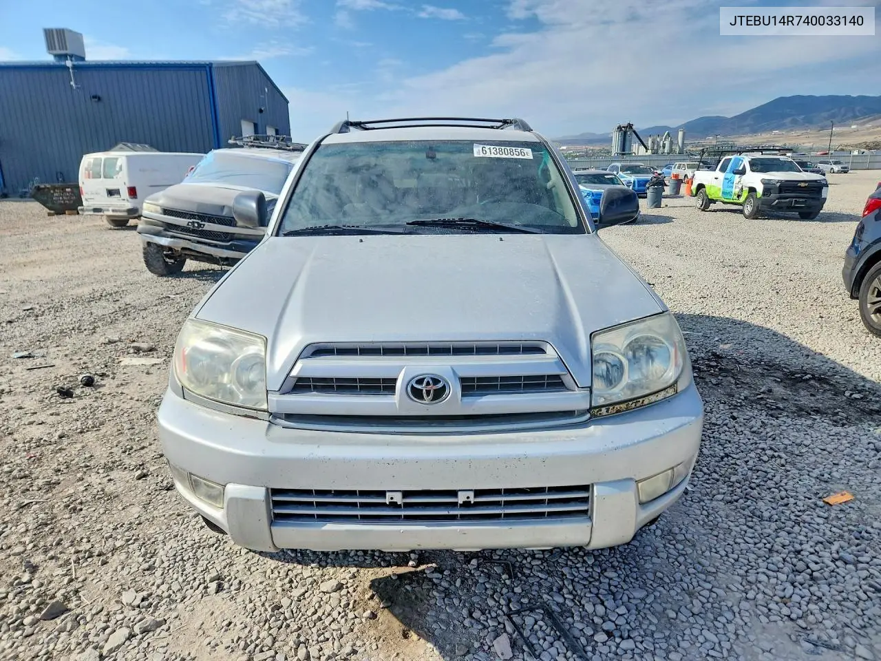 2004 Toyota 4Runner Sr5 VIN: JTEBU14R740033140 Lot: 61380856