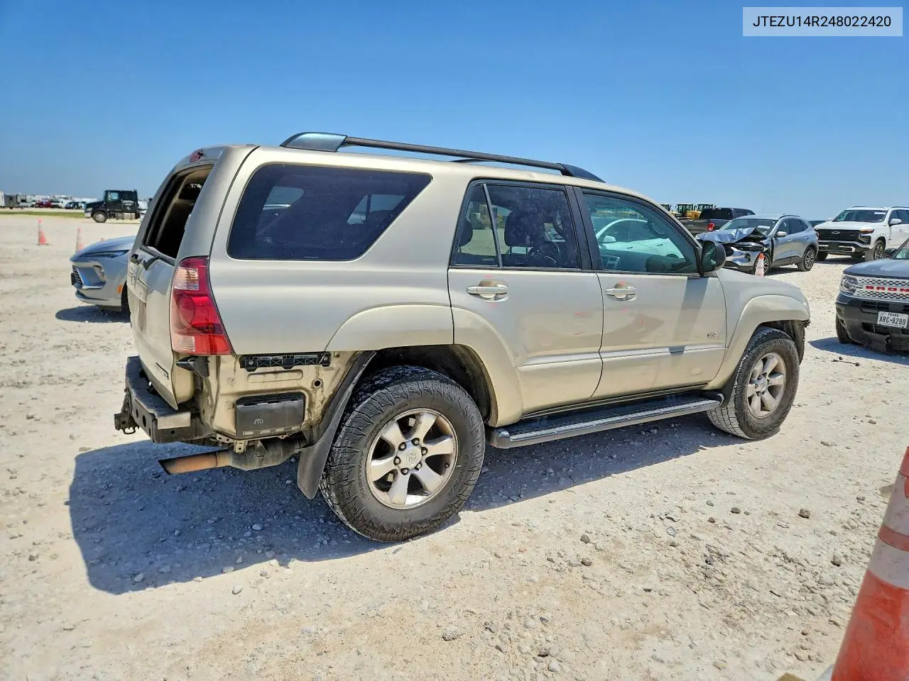 2004 Toyota 4Runner Sr5 VIN: JTEZU14R248022420 Lot: 61556796