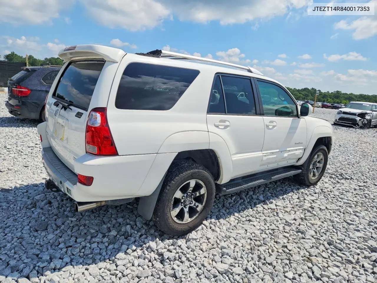 2004 Toyota 4Runner Sr5 VIN: JTEZT14R840017353 Lot: 61598846