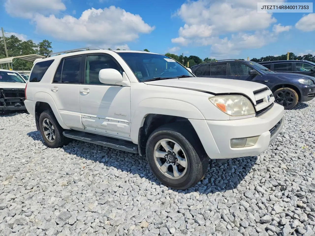 2004 Toyota 4Runner Sr5 VIN: JTEZT14R840017353 Lot: 61598846