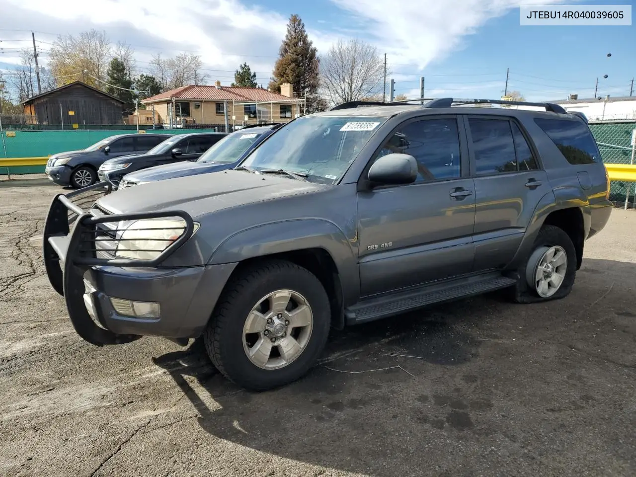 JTEBU14R040039605 2004 Toyota 4Runner Sr5
