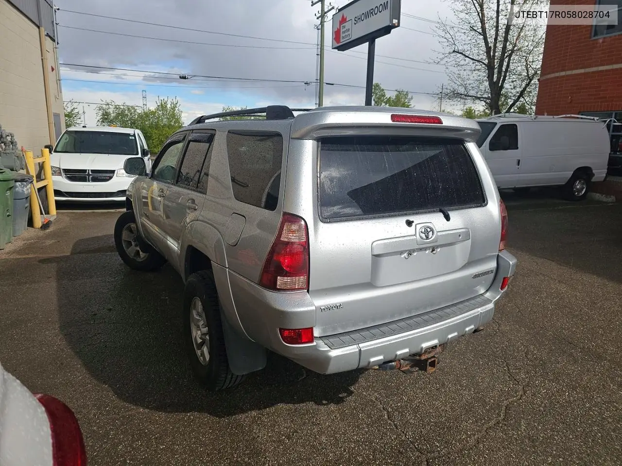 2005 Toyota 4Runner Limited VIN: JTEBT17R058028704 Lot: 54537596