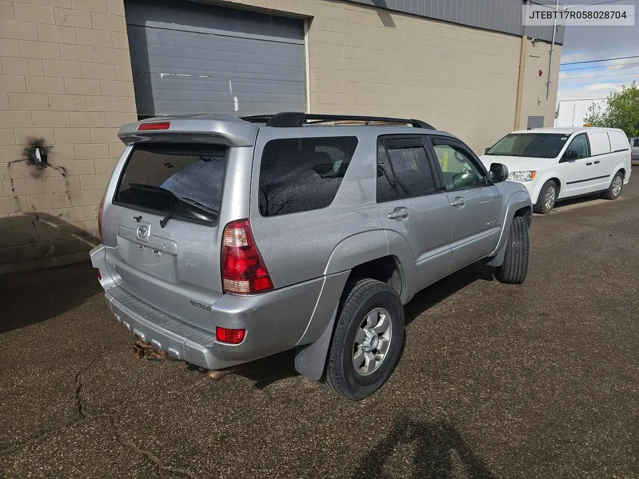 2005 Toyota 4Runner Limited VIN: JTEBT17R058028704 Lot: 54537596