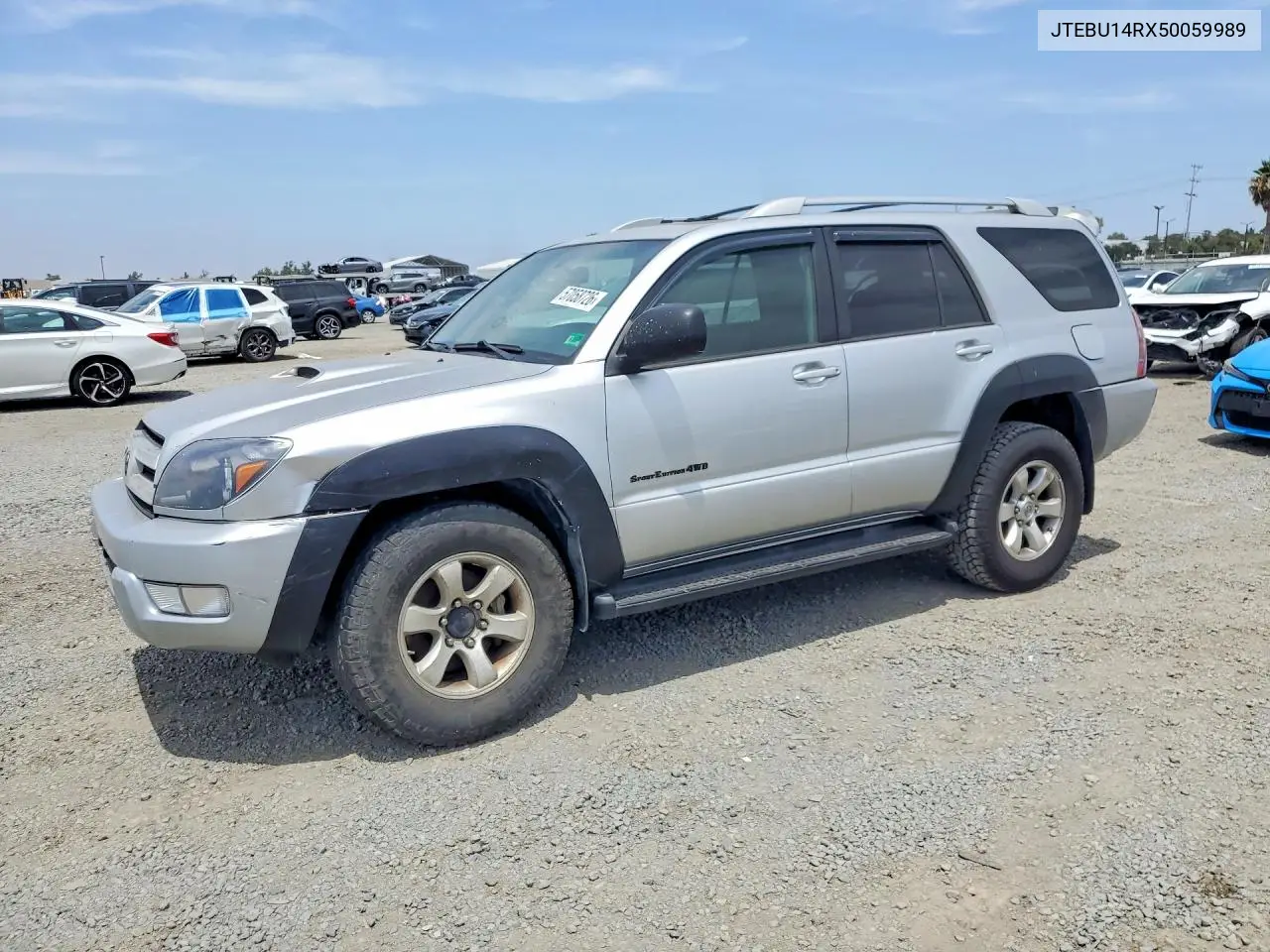 2005 Toyota 4Runner Sport Edition VIN: JTEBU14RX50059989 Lot: 54989346