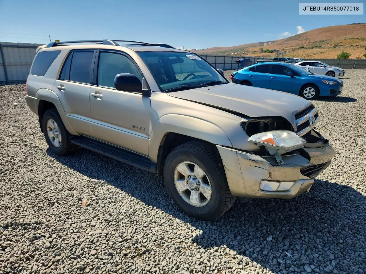 2005 Toyota 4Runner Sr5 VIN: JTEBU14R850077018 Lot: 58080486