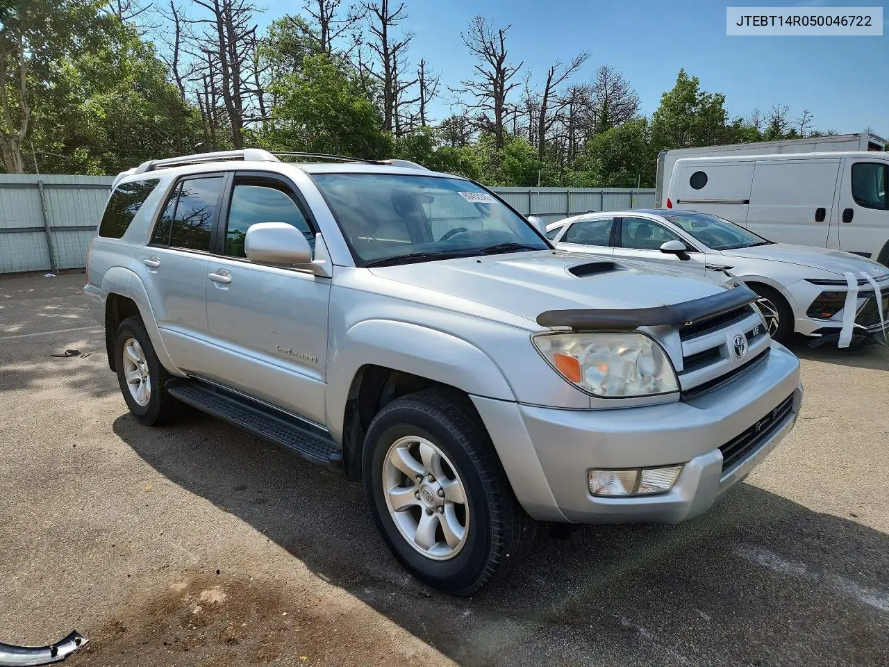 2005 Toyota 4Runner Sport Edition VIN: JTEBT14R050046722 Lot: 60452246