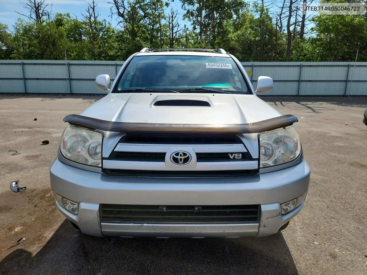 2005 Toyota 4Runner Sport Edition VIN: JTEBT14R050046722 Lot: 60452246