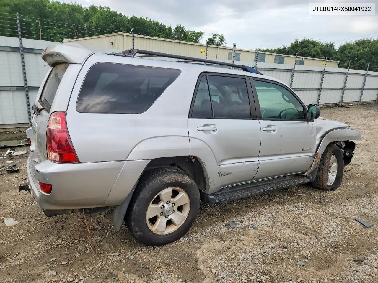 2005 Toyota 4Runner Sr5 VIN: JTEBU14RX58041932 Lot: 60784196