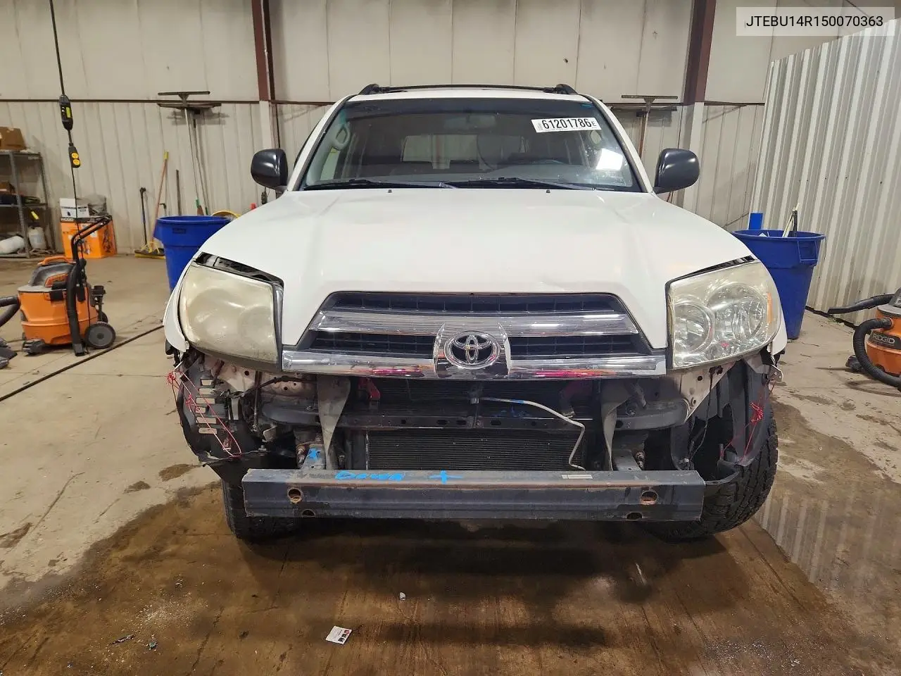 2005 Toyota 4Runner Sr5 VIN: JTEBU14R150070363 Lot: 61201786