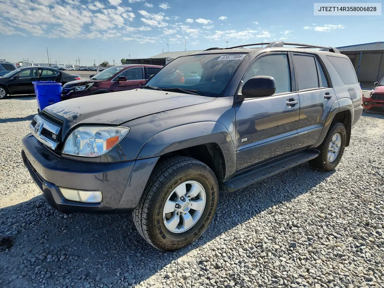 2005 Toyt 4Runner VIN: JTEZT14R358006828 Lot: 61577006