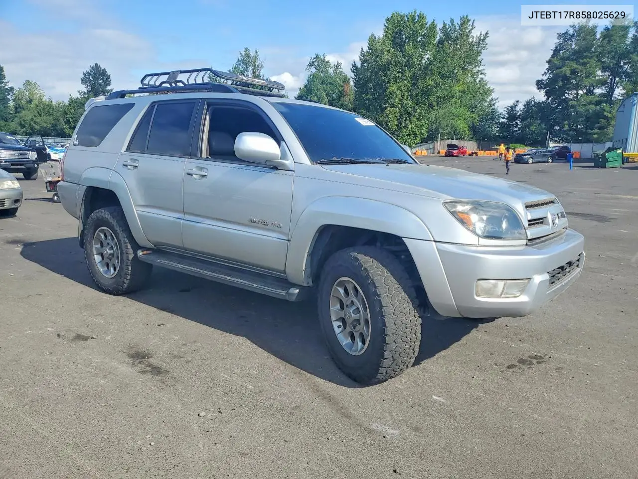 2005 Toyota 4Runner Limited VIN: JTEBT17R858025629 Lot: 61888396