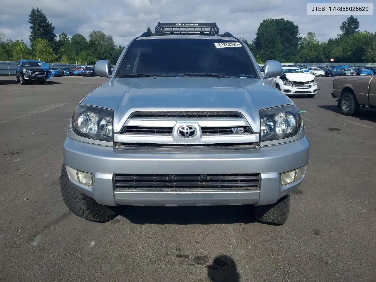 2005 Toyota 4Runner Limited VIN: JTEBT17R858025629 Lot: 61888396