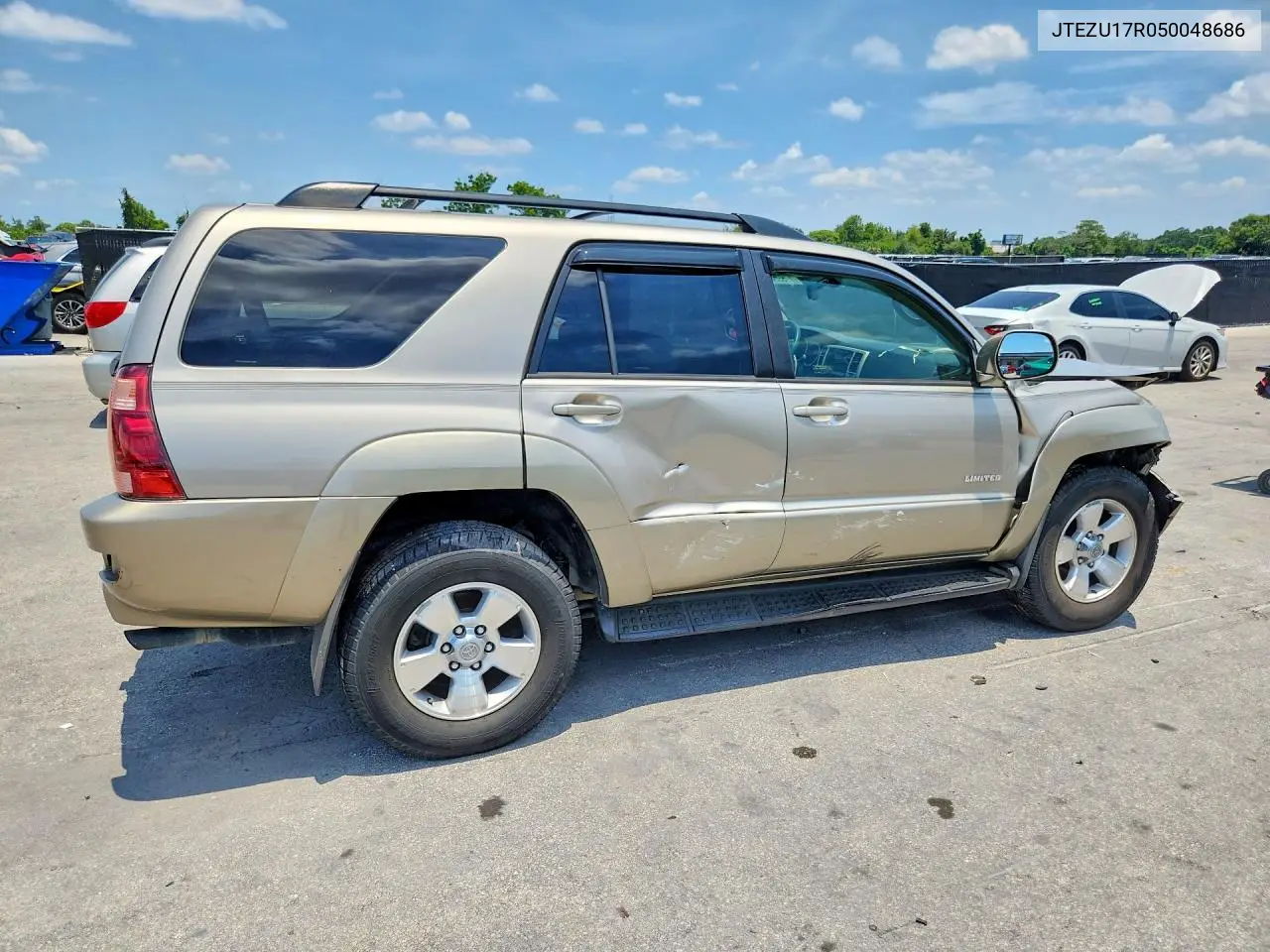 JTEZU17R050048686 2005 Toyota 4Runner Limited
