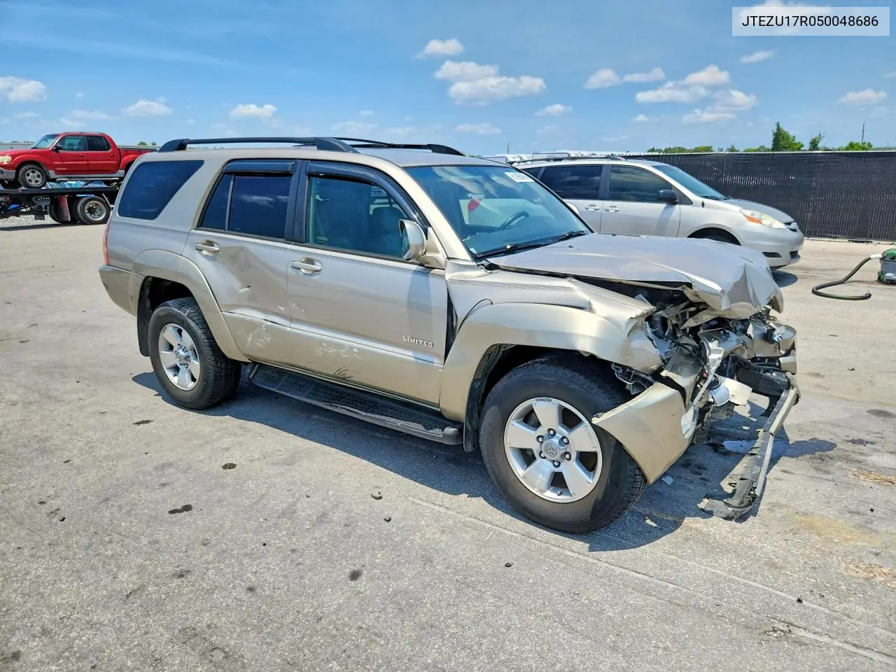 JTEZU17R050048686 2005 Toyota 4Runner Limited