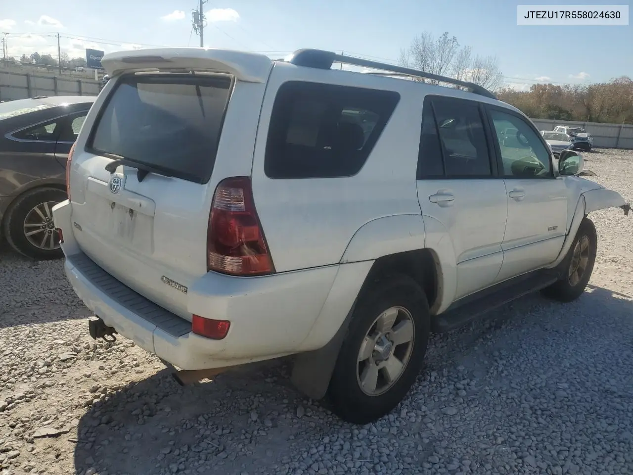 JTEZU17R558024630 2005 Toyota 4Runner Limited