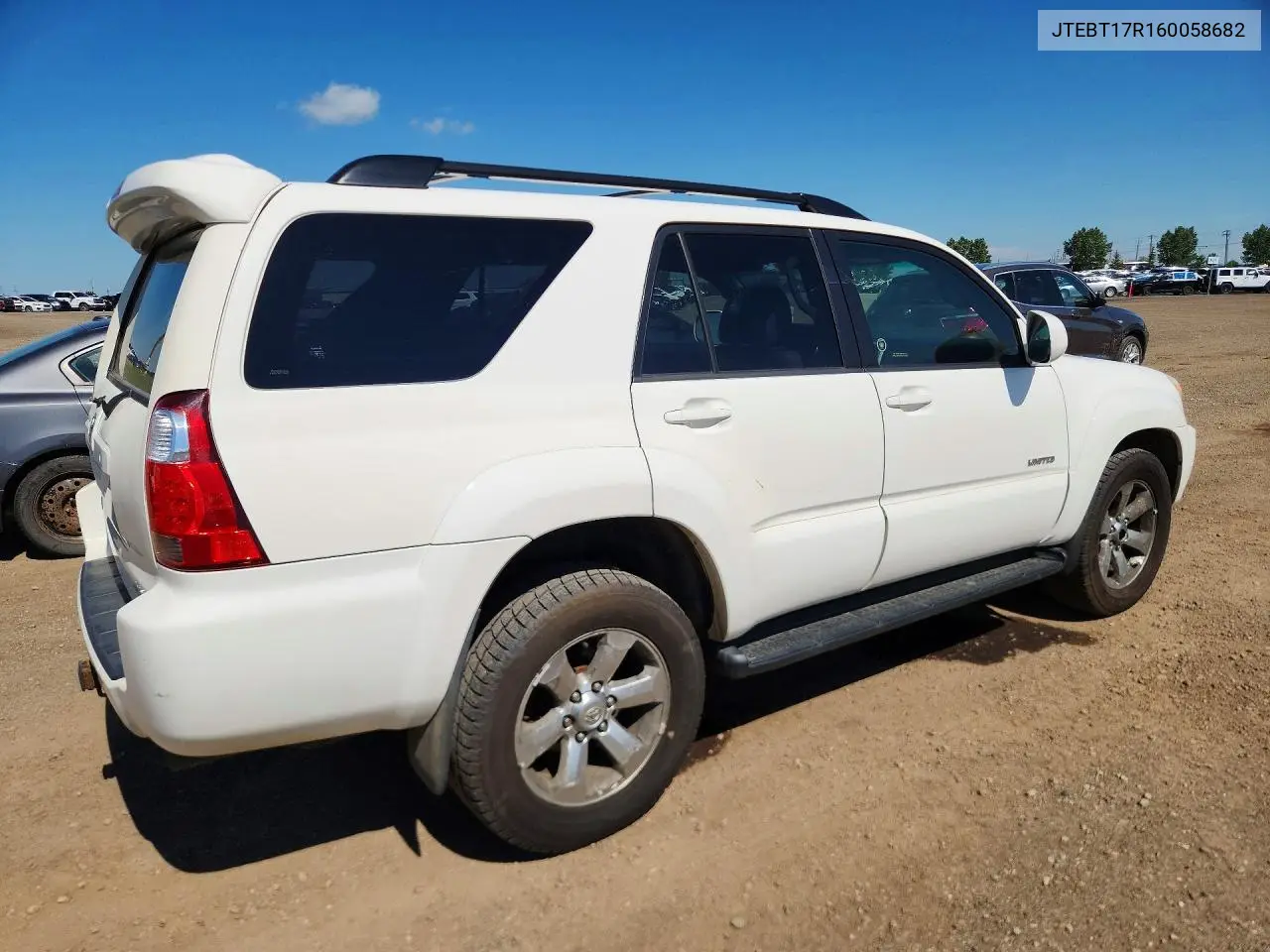 2006 Toyota 4Runner Limited VIN: JTEBT17R160058682 Lot: 60065016