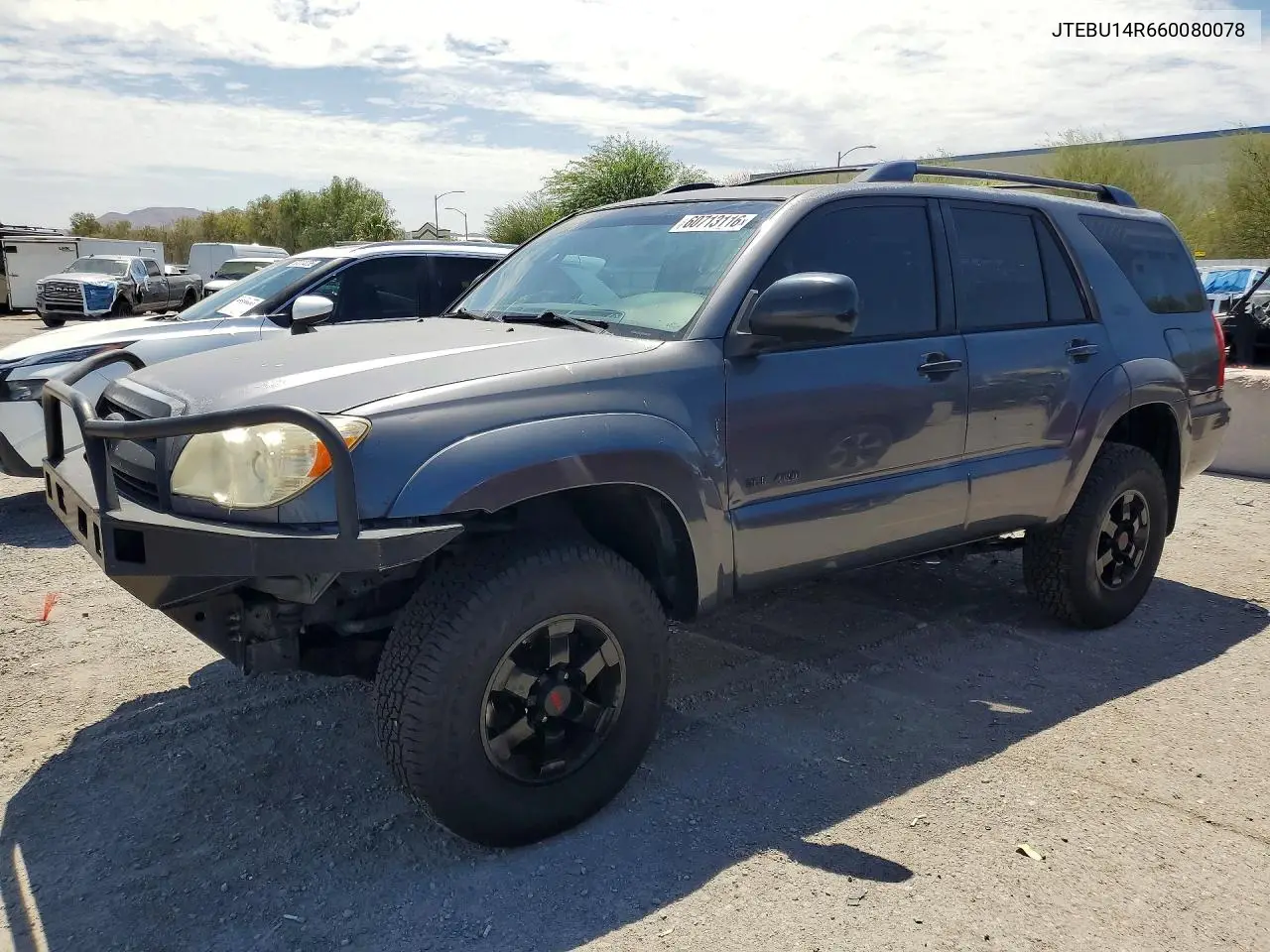 2006 Toyota 4Runner Sr5 VIN: JTEBU14R660080078 Lot: 60713116