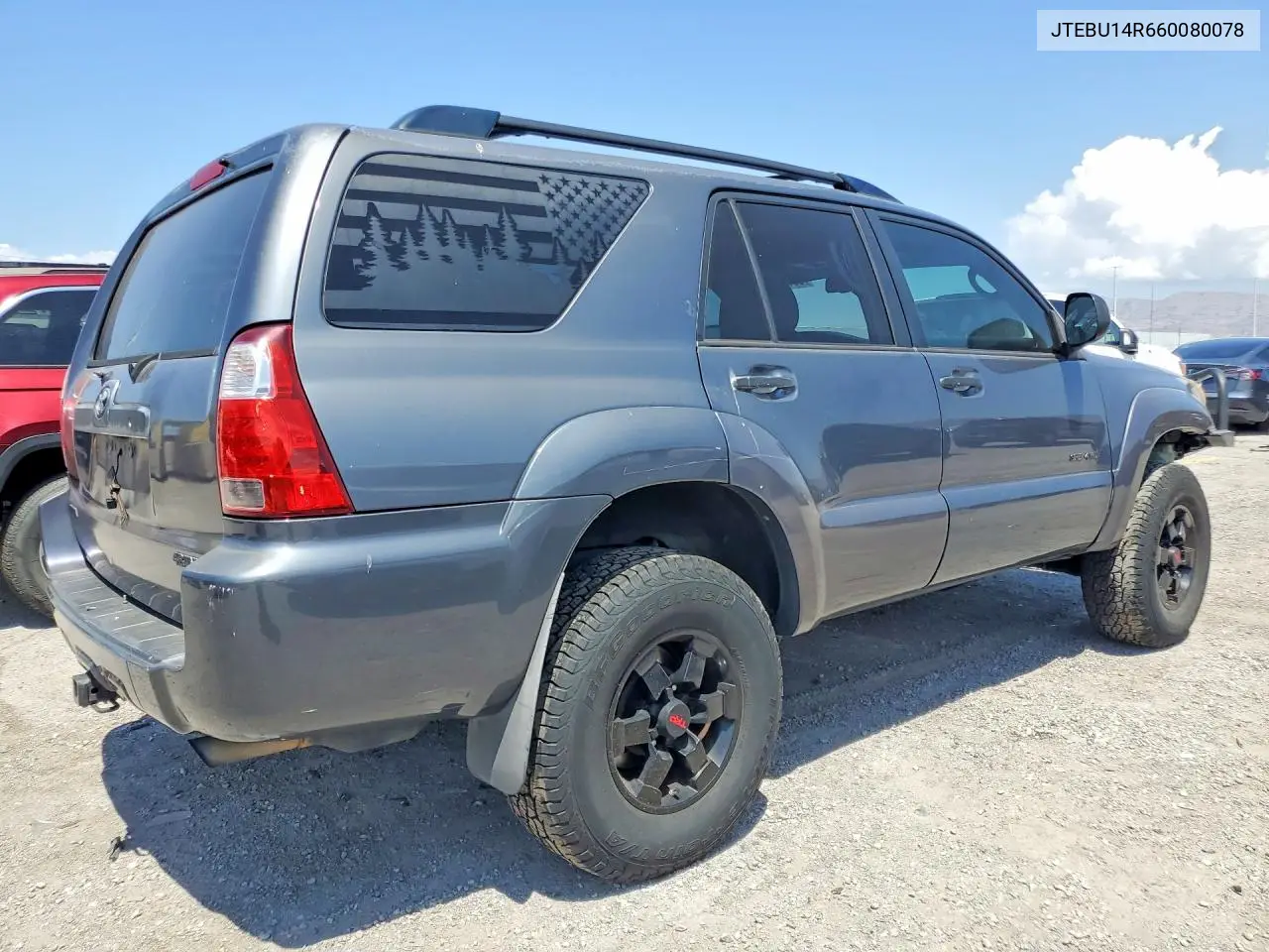 2006 Toyota 4Runner Sr5 VIN: JTEBU14R660080078 Lot: 60713116