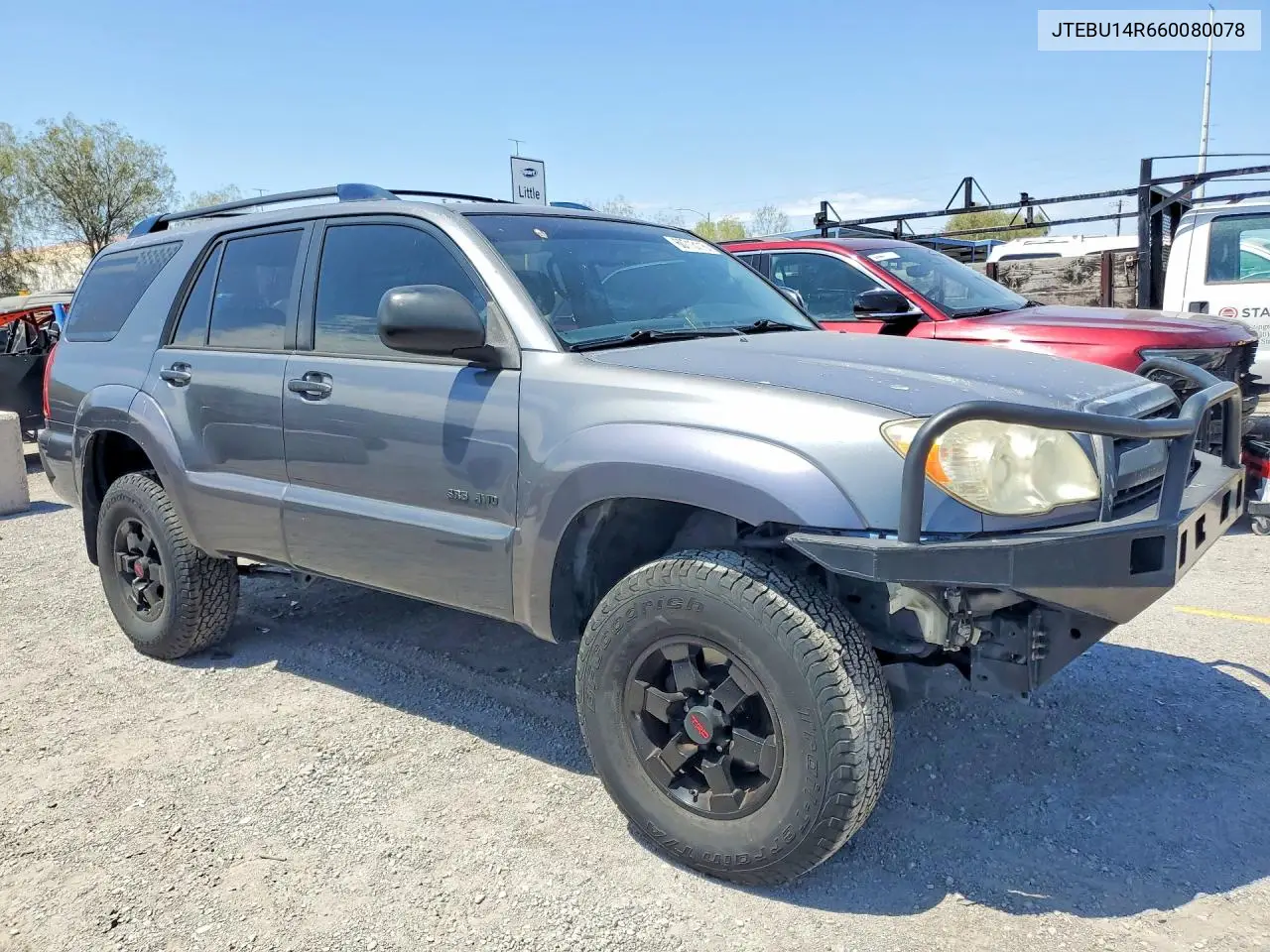 2006 Toyota 4Runner Sr5 VIN: JTEBU14R660080078 Lot: 60713116