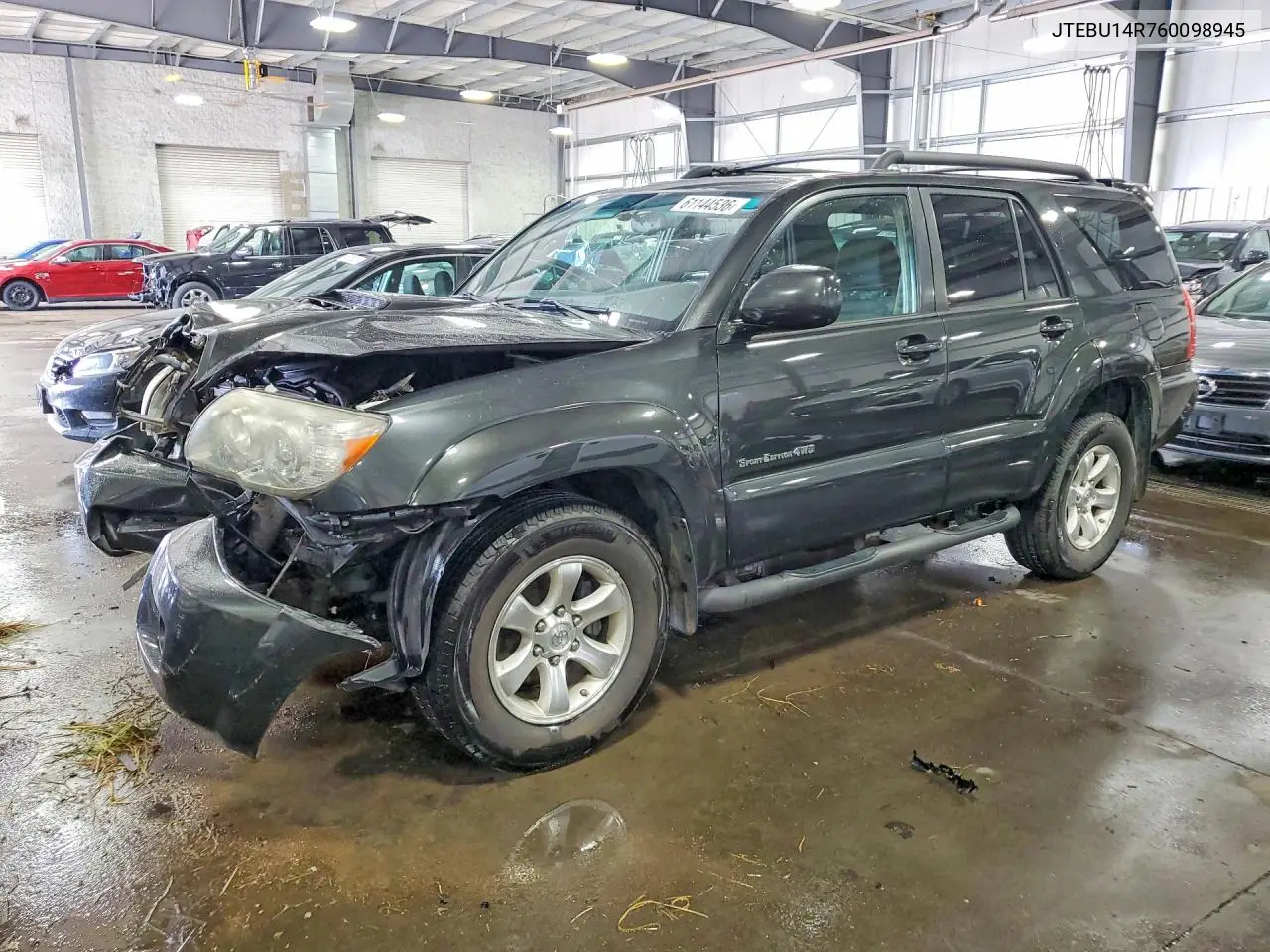 2006 Toyota 4Runner Sport Edition VIN: JTEBU14R760098945 Lot: 61144536