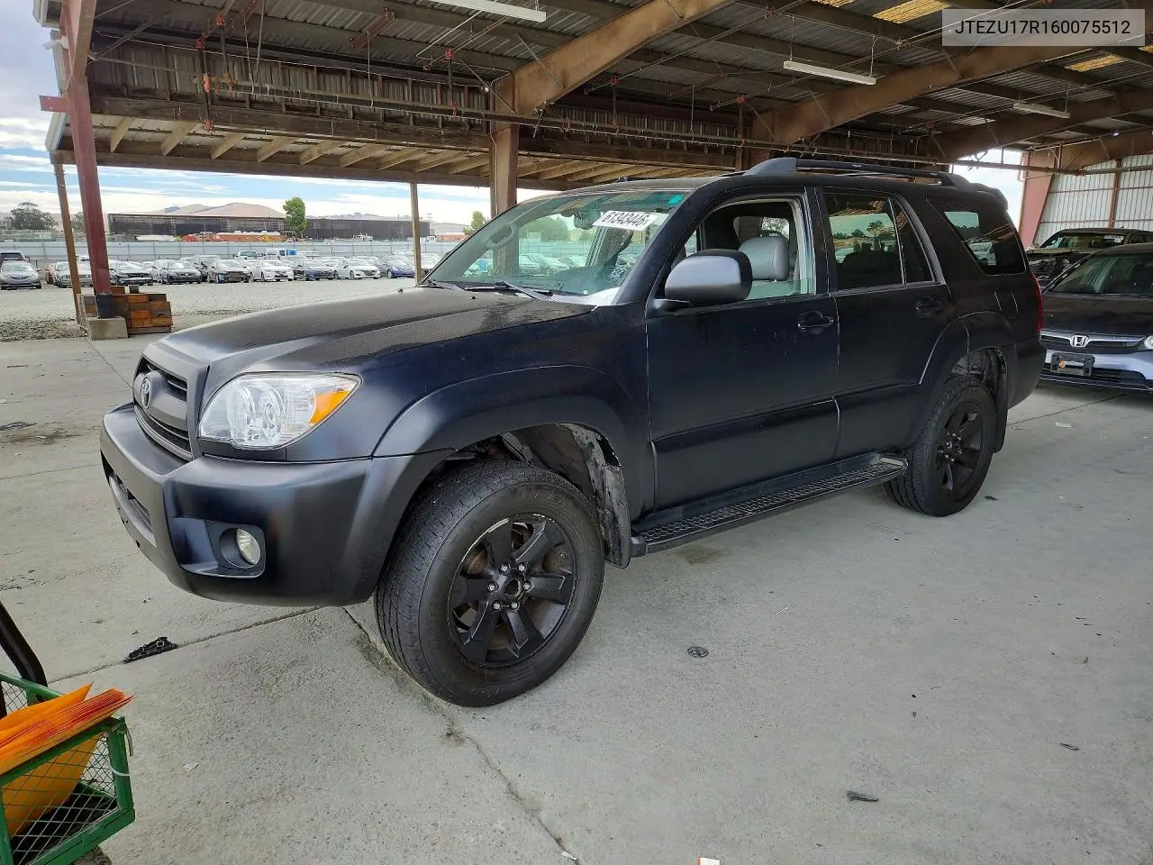 2006 Toyota 4Runner Limited VIN: JTEZU17R160075512 Lot: 61343446
