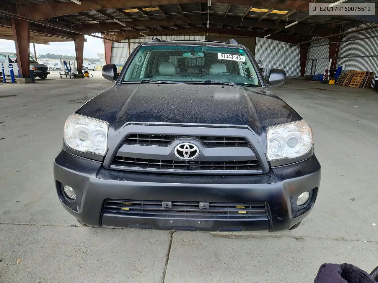2006 Toyota 4Runner Limited VIN: JTEZU17R160075512 Lot: 61343446