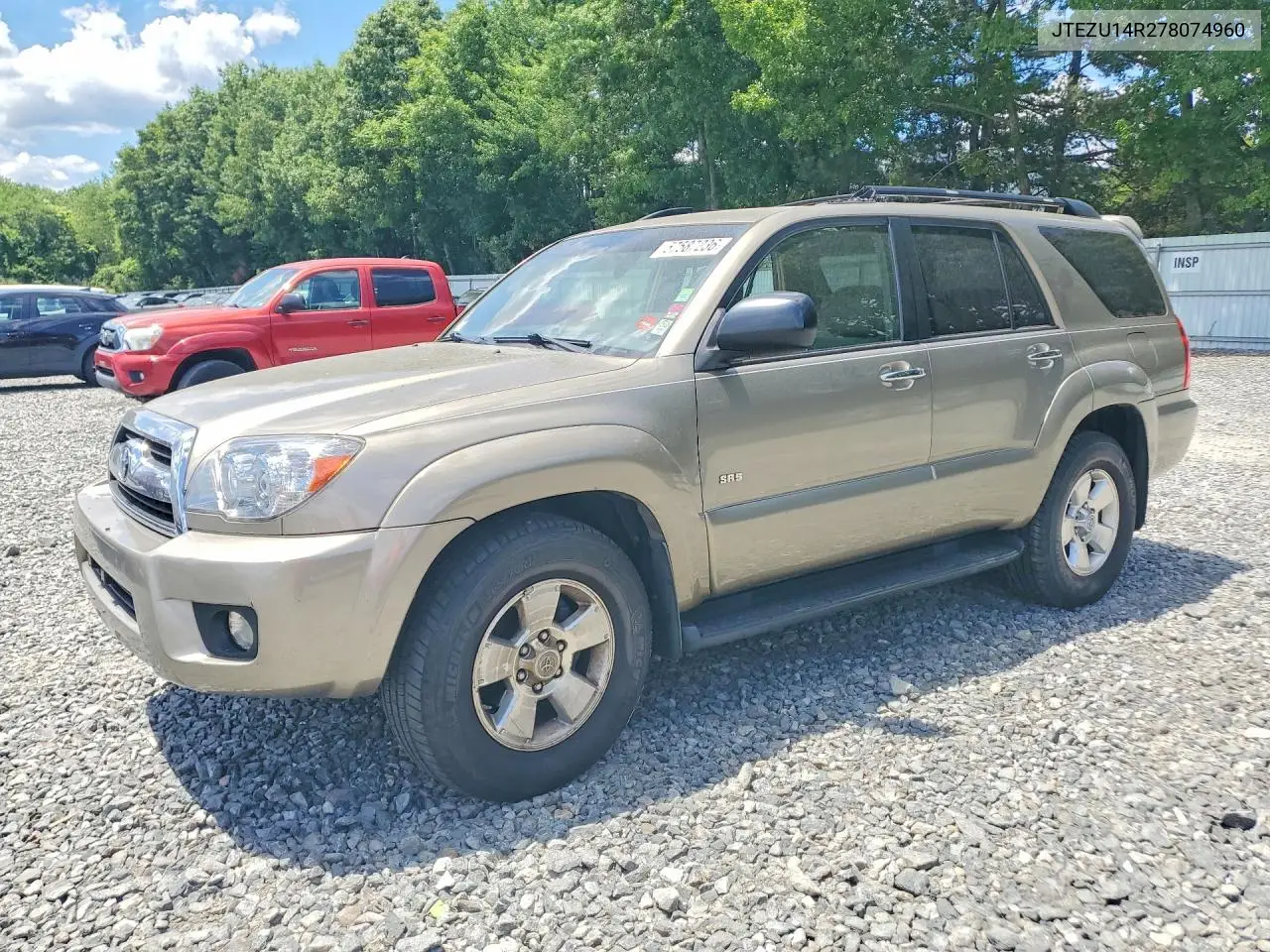 JTEZU14R278074960 2007 Toyota 4Runner Sr5