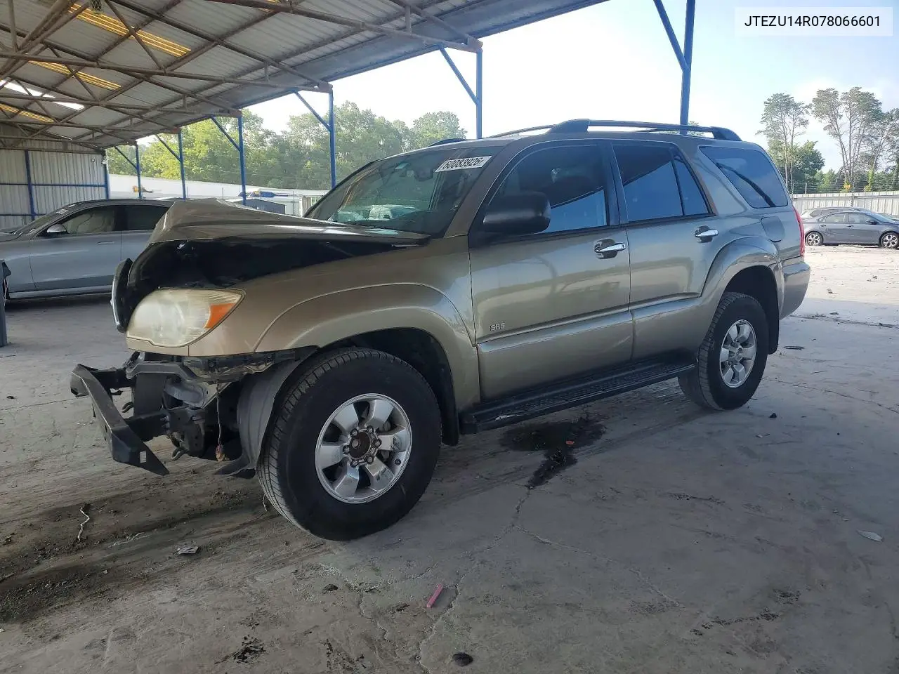 2007 Toyota 4Runner Sr5 VIN: JTEZU14R078066601 Lot: 60083926