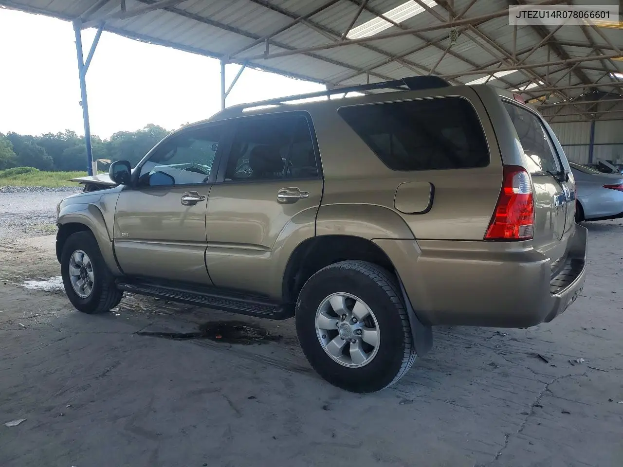 2007 Toyota 4Runner Sr5 VIN: JTEZU14R078066601 Lot: 60083926