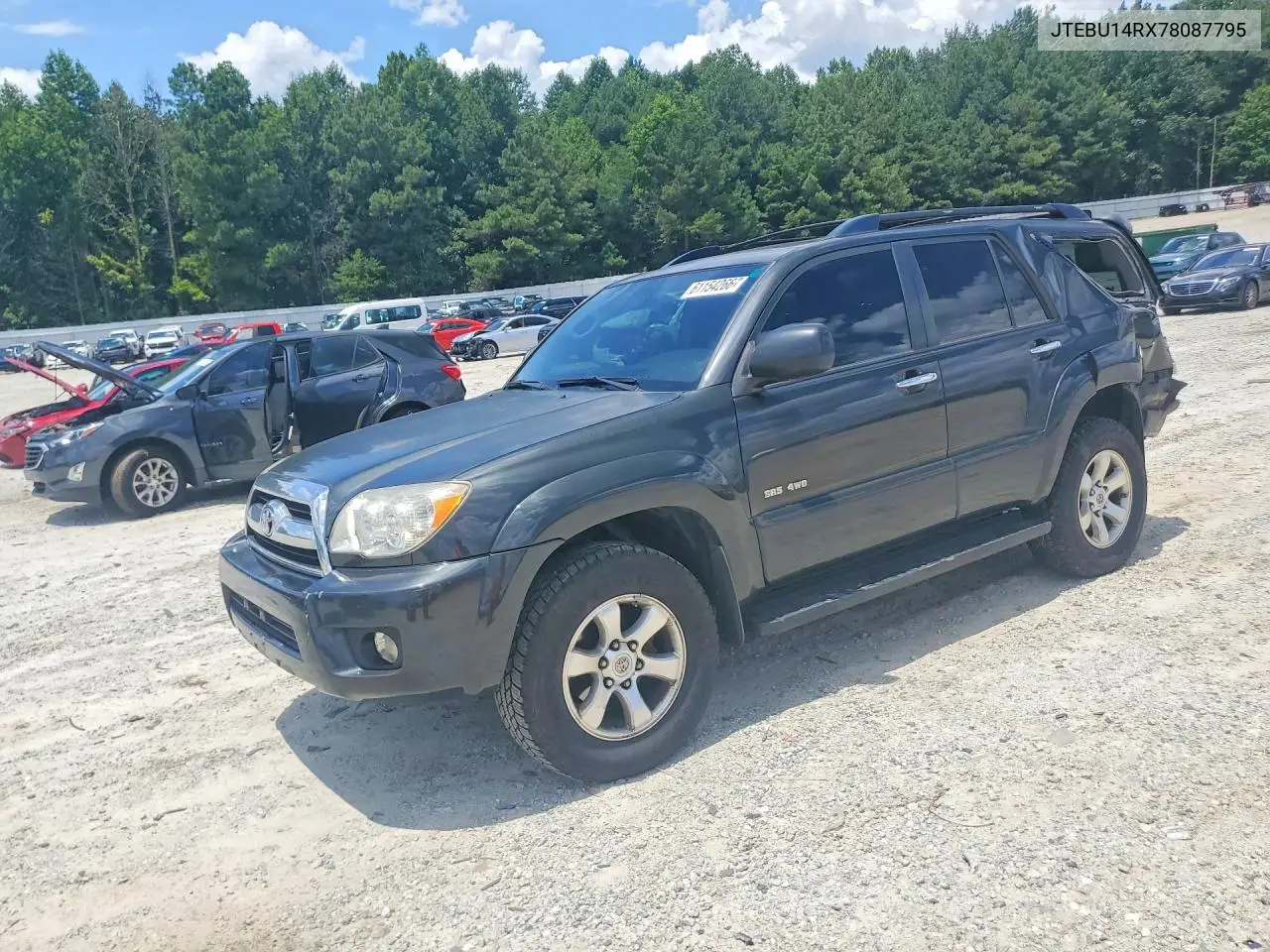 2007 Toyota 4Runner Sr5 VIN: JTEBU14RX78087795 Lot: 61154266