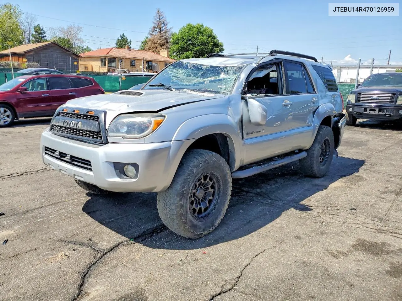 2007 Toyota 4Runner Sport Edition VIN: JTEBU14R470126959 Lot: 61444526