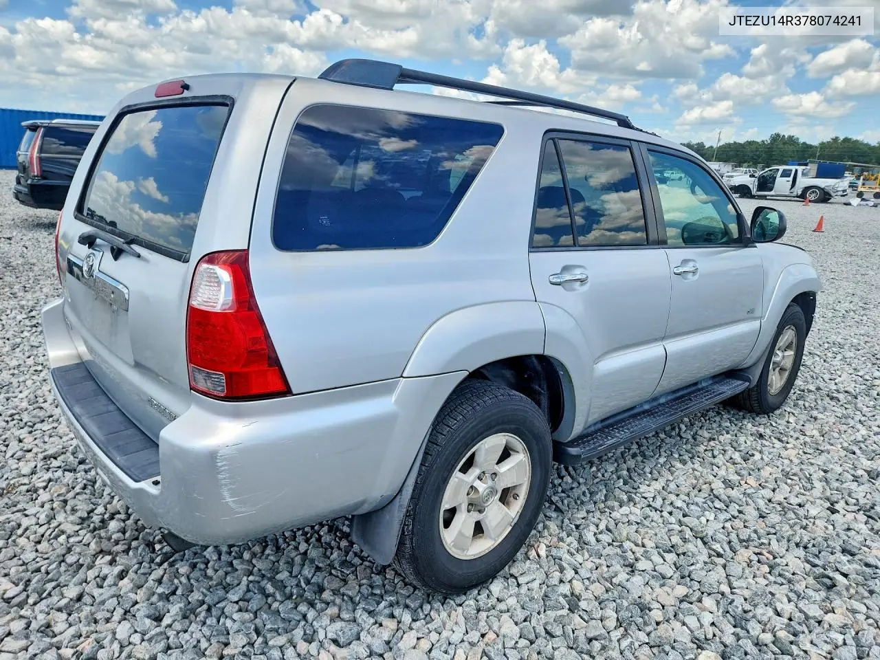 2007 Toyota 4Runner Sr5 VIN: JTEZU14R378074241 Lot: 61908446