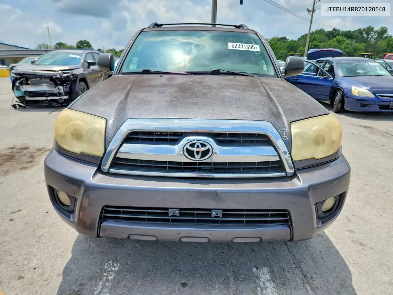 2007 Toyota 4Runner Sr5 VIN: JTEBU14R870120548 Lot: 62001896